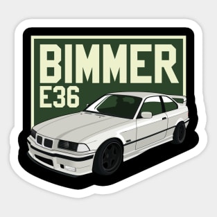 Bimmer E36 Drifting Cars Sticker